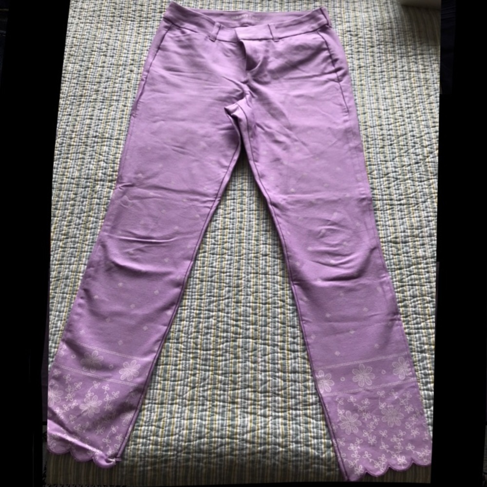 Purple Capri pants
